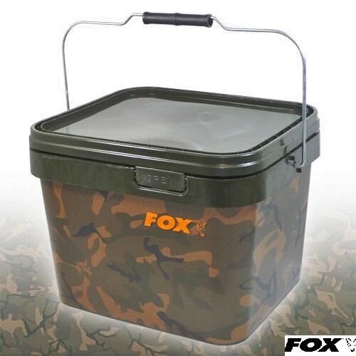 Fox Camo Square Bucket 10 Litre Yem Kovası