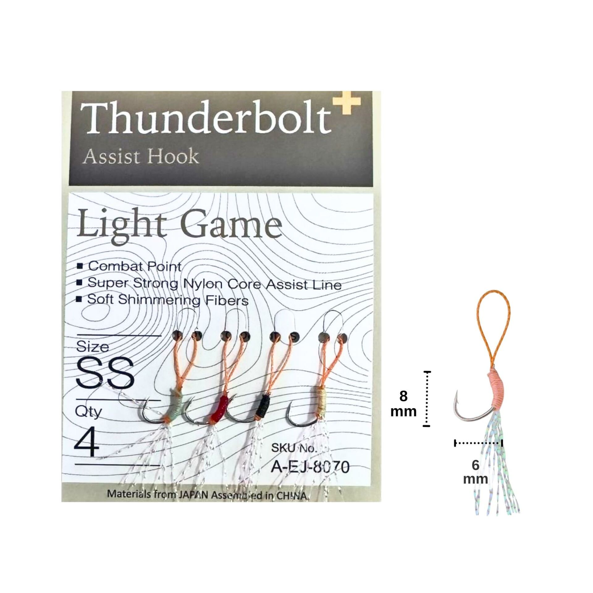 BKK Thunderbolt+ Assist İğne SS (4 adet)