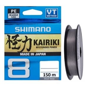 Yeni Shimano Kairiki 8 Kat Steel Gray 150 mt İp Misina