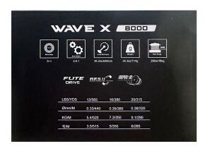 Okuma Wave X-8000 3+1BB Surf Olta Makinesi