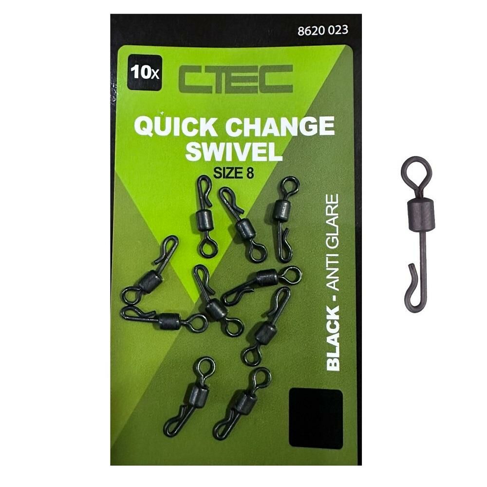 Spro Quick Change Swivel Hızlı Değişim Fırdöndüsü No:8 (10 adet)