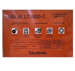 Daiwa Ninja 23 LT 5000 C Spin Olta Makinesi