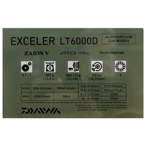 Daiwa Exceler 23 LT 6000 D Olta Makinesi