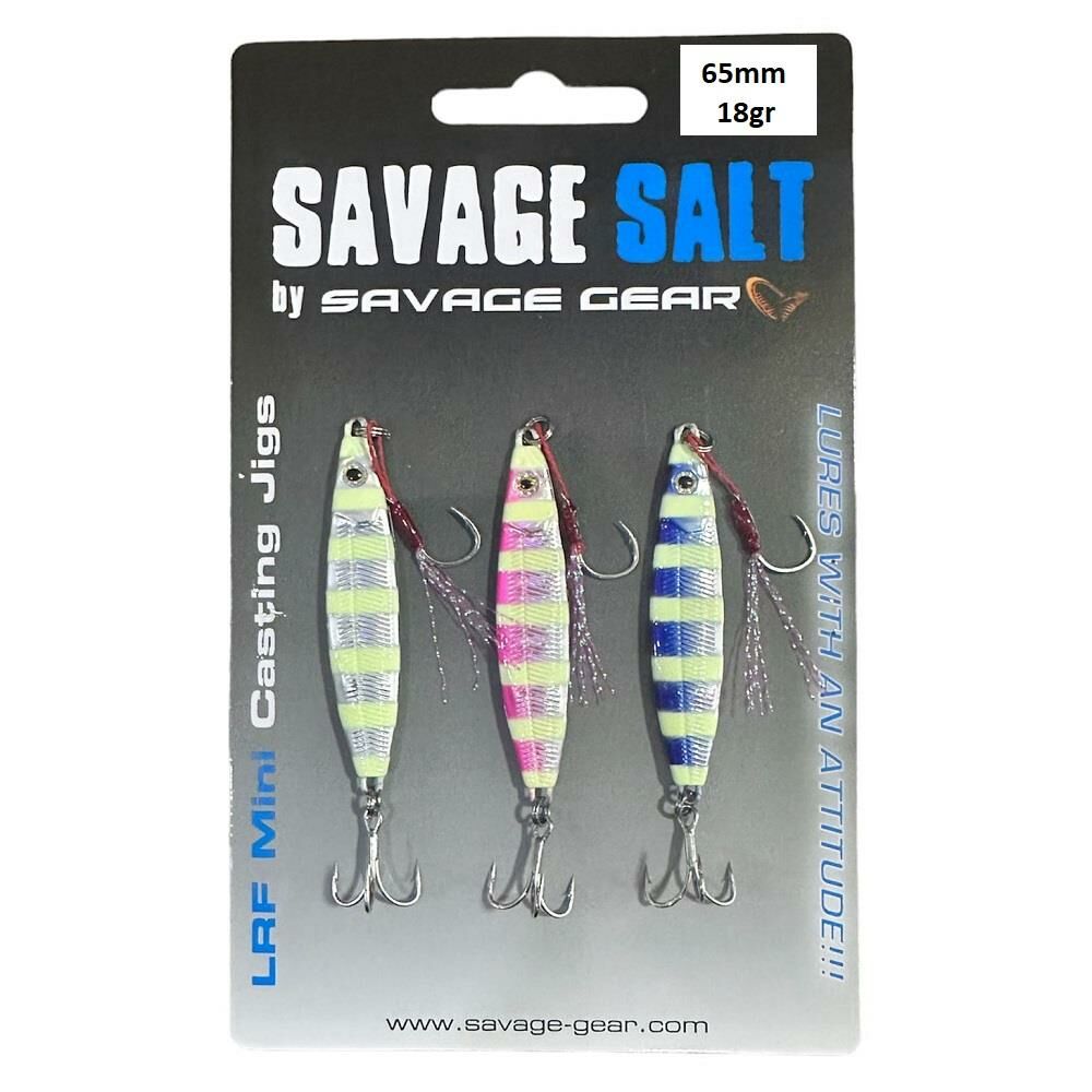 Savage Gear 18gr Psycho Sprat Lrf Jig 3 Adet Turkish Zebra Mix