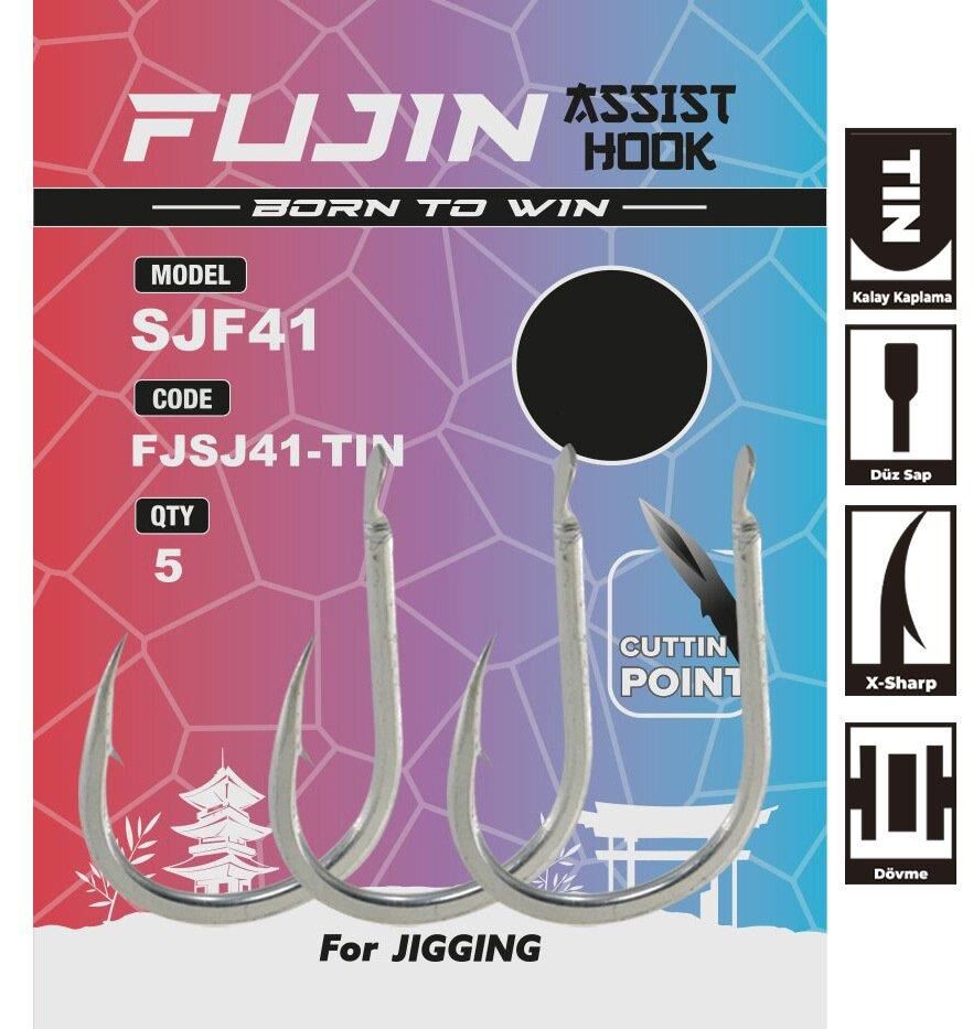 Fujin SJF41 TIN Düz Assist İğnesi (5 adet)