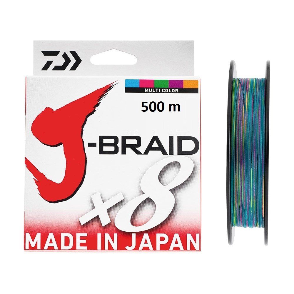 Daiwa J-Braid 8 Kat Multicolor 500m İp Misina