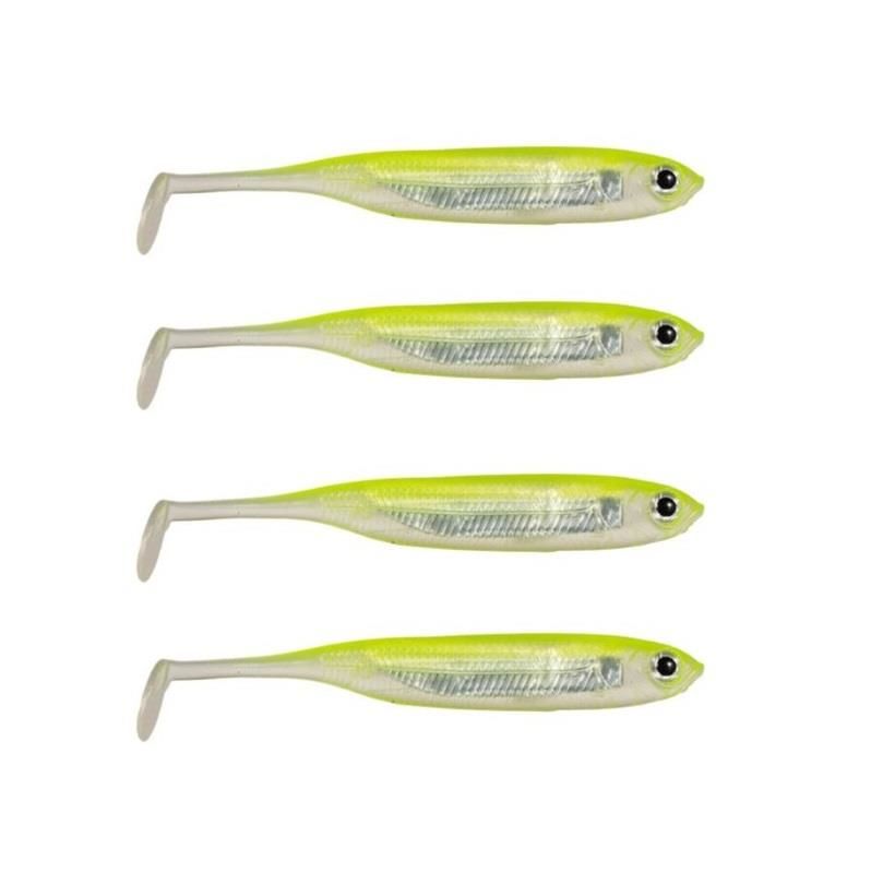 Ryuji Real Fish 10cm 4.5gr Silikon Yem 4 Adet Lemon