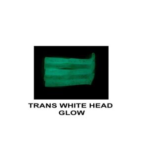 Ryuji V8 8cm 5.5gr Silikon Yem (3+5) Trans White Head Glow