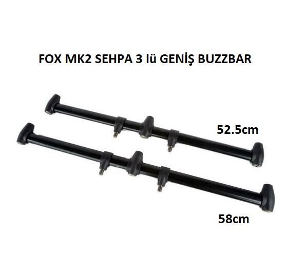 Fox MK2 3 lü Extra Geniş Buzz Bars