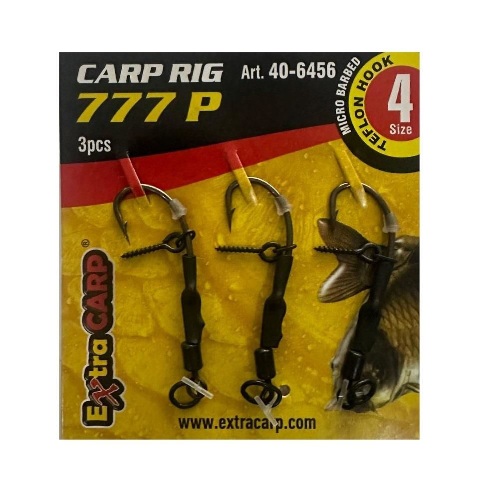 Extra Carp Rig 777P No:4 (3 adet)