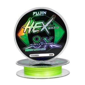 Fujin Hex Braid 8x 300mt Fluo Green İp Misina