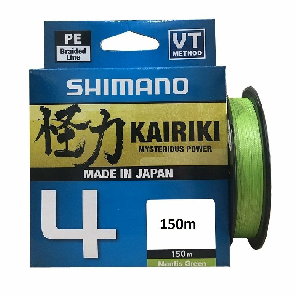Shimano Kairiki 4 Kat Mantis Green 150 mt İp Misina
