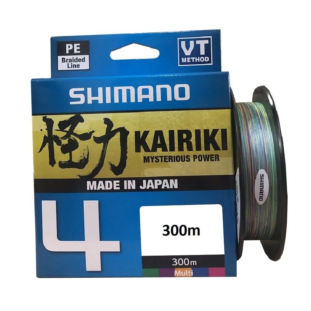 Shimano Kairiki 4 Kat Multi Color 300 mt İp Misina