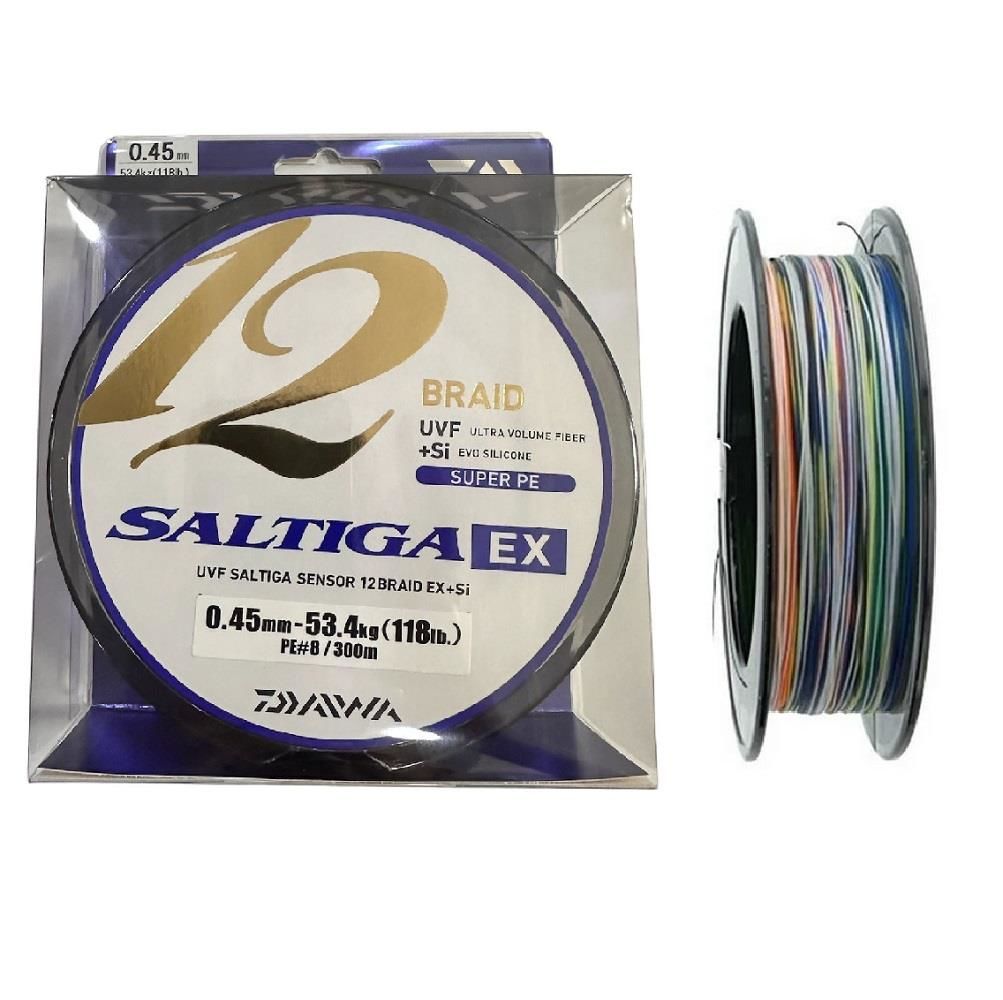 Daiwa Saltiga 12 Braid 300m 0.45mm Multicolor İp Misina