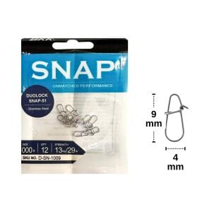 BKK Duolock Snap-51 No:000 Klips 12 Adet