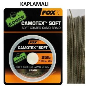 Fox Edges Camotex Soft 20m 25lb Kaplamalı Rig İpi