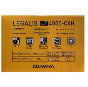 Daiwa Legalis 20 LT 4000 CXH Olta Makinesi
