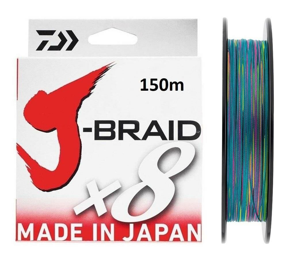 Daiwa J-Braid 8 Kat Multicolor 150m İp Misina