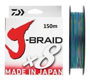 Daiwa J-Braid 8 Kat Multicolor 150m İp Misina