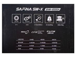 Okuma Safina SW-X SNW-10000A 4+1BB Olta Makinesi