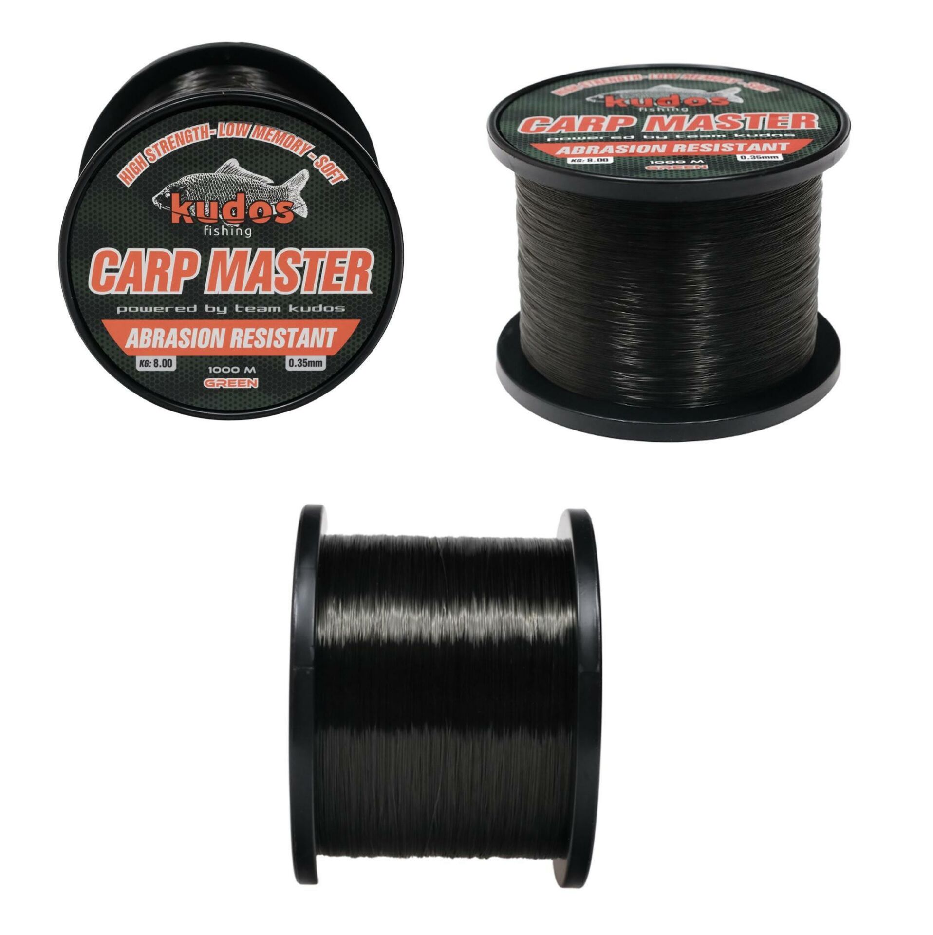 Kudos Carp Master 1000m 0.35mm Yeşil Sazan Misinası