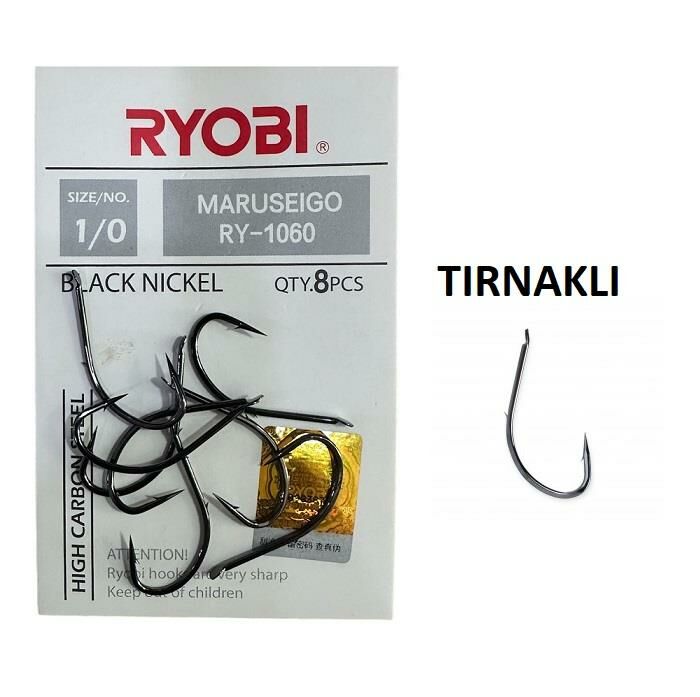 Ryobi Maruseigo RY-1060 No:1/0 İğne (8 adet)