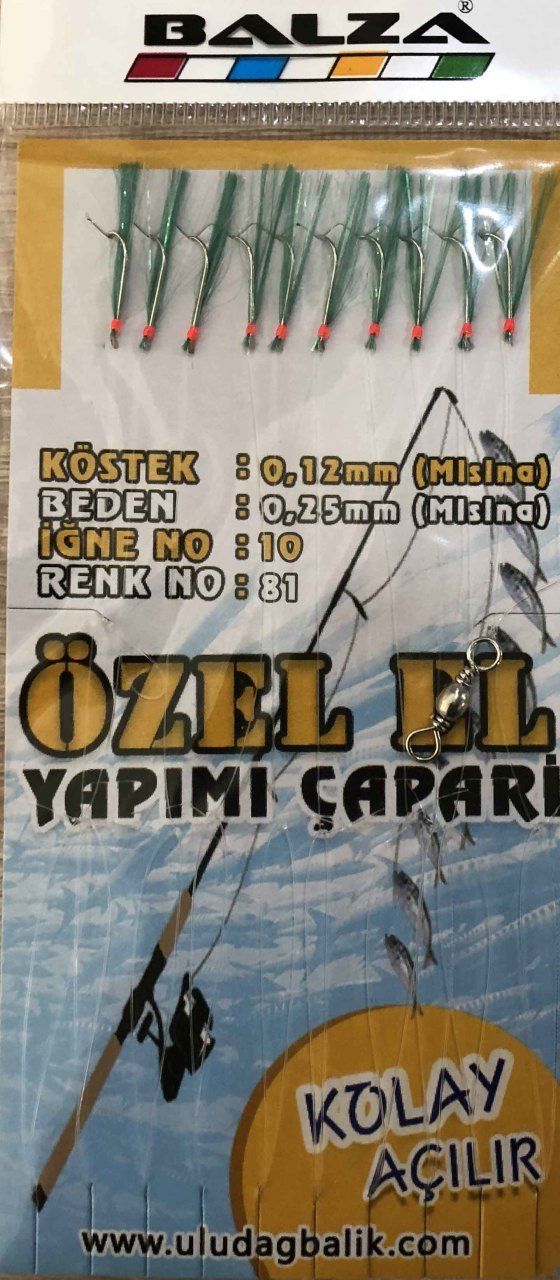 Balza Kolay Açılır Özel El Yapımı Çapari Renk:81