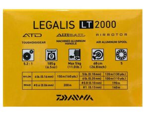 Daiwa Legalis 20 LT 2000 LRF Olta Makinesi