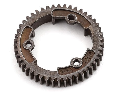 6447R Spur Gear 46T steel Wide face 1.0 metric