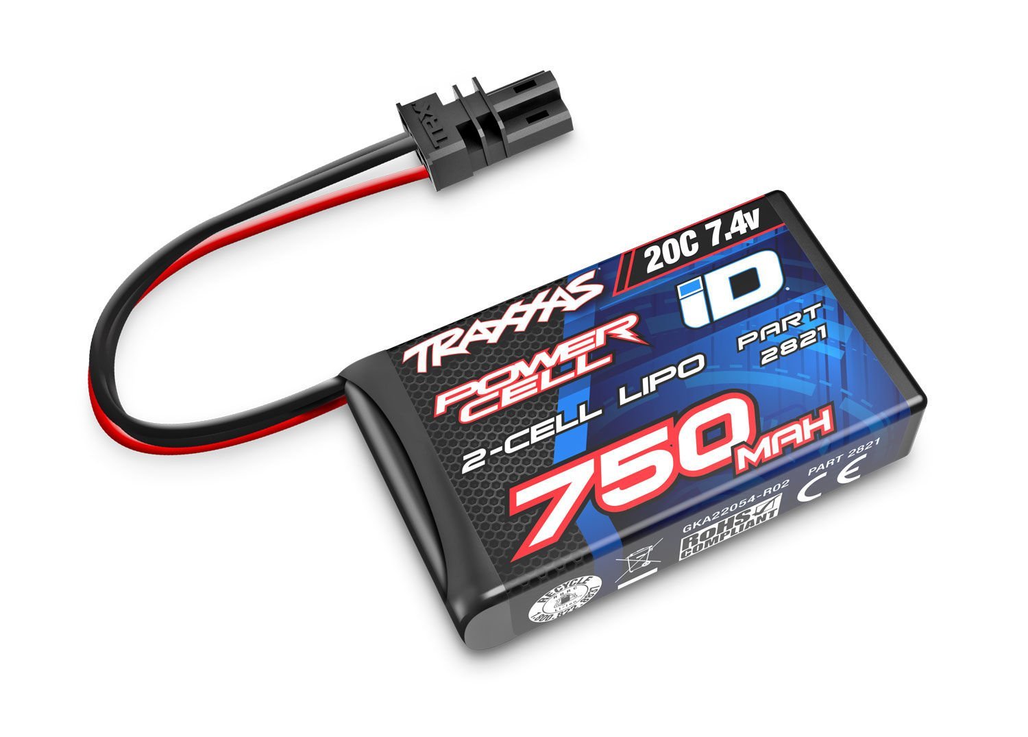 750mAh 7.4V 2S 20C LiPo TRX-4M