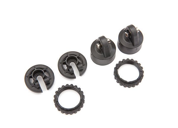 8964 Shock caps, GT-Maxx® shocks/ spring perch/ adjusters (2) (for 2 shocks)