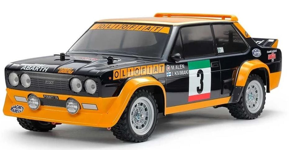 1/10 131 Abarth Rally Body (Kep) Boyasız