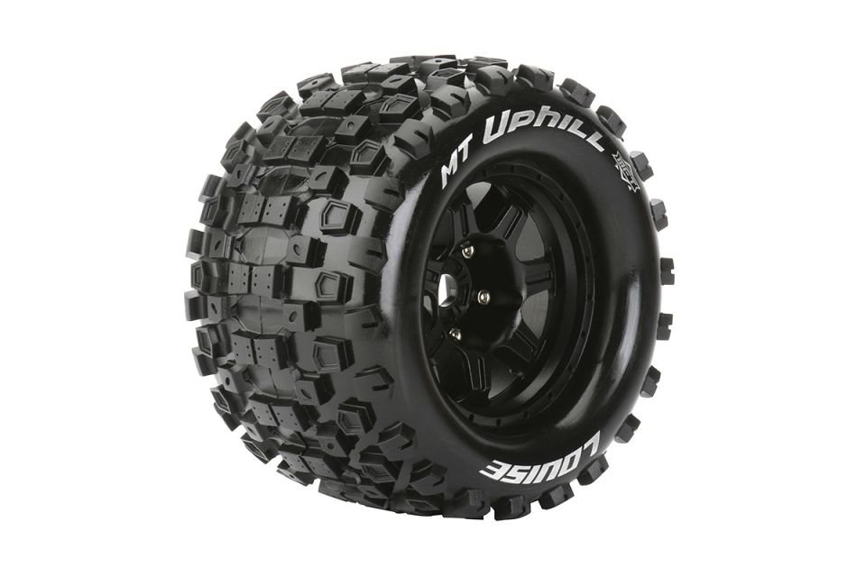 3.8'' MT-Uphill MFT Tyres on (0 Offset) Black Rims 1/8 17 HEX 4 Adet