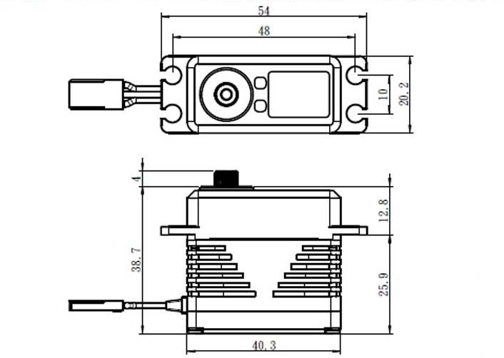 SB-2292SG HV /Fırçasız Motor/Çelik Dişli Servo