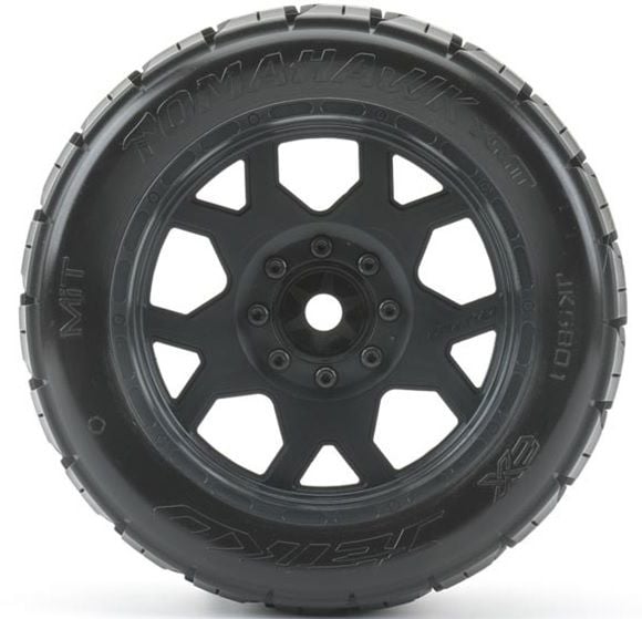 X-MT Extreme Tyre Tomahawk Belted on TRX X-Maxx Black Rims 4 Adet