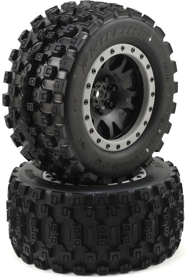 Badlands MX43 Pro-Loc Tyres Mounted for X-Maxx 4 Adet