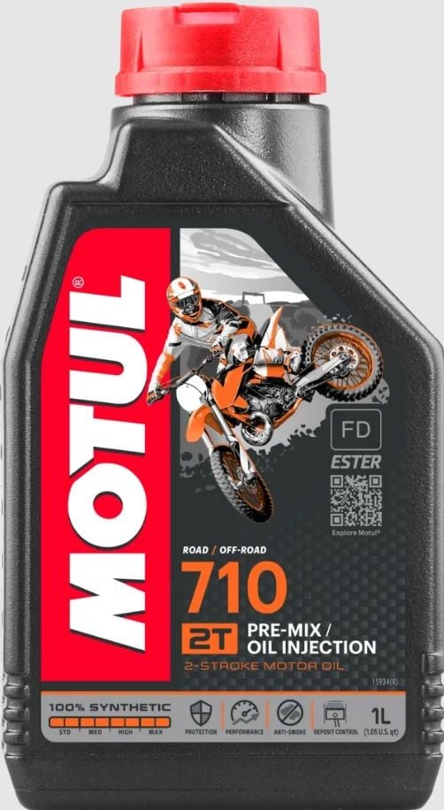 Motul 710 2T FULL SYNTHETIC 1Litre