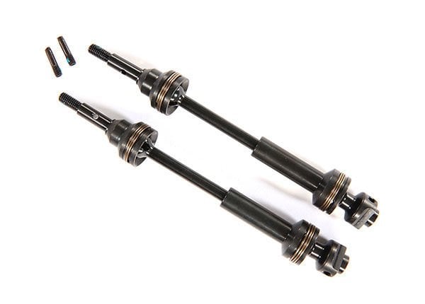 9051X Driveshafts, front, steel spline constant-velocity (complete assembly) (2)