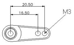 25T Servo Horn Single