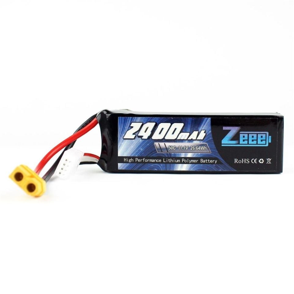 2400Mah 11.1V 3S 50C Lipo Batarya