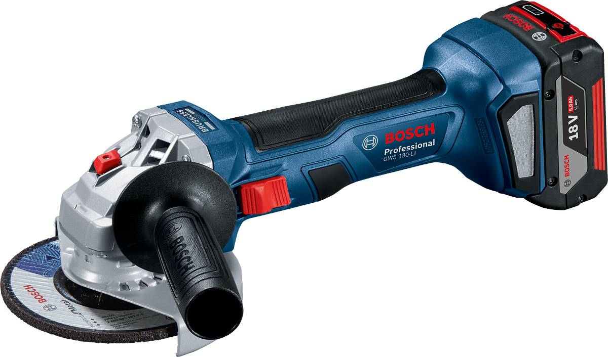 Bosch Professional GWS 180-LI Akülü Taşlama Makinesi