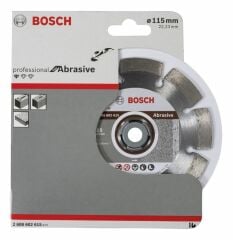 Bosch - Standard Seri Aşındırıcı Malzemeler İçin Elmas Kesme Diski 115 mm