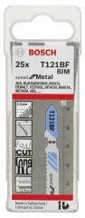 Bosch - Hızlı Kesim Serisi Metal İçin T 121 BF Dekupaj Testeresi Bıçağı - 25'Li Paket