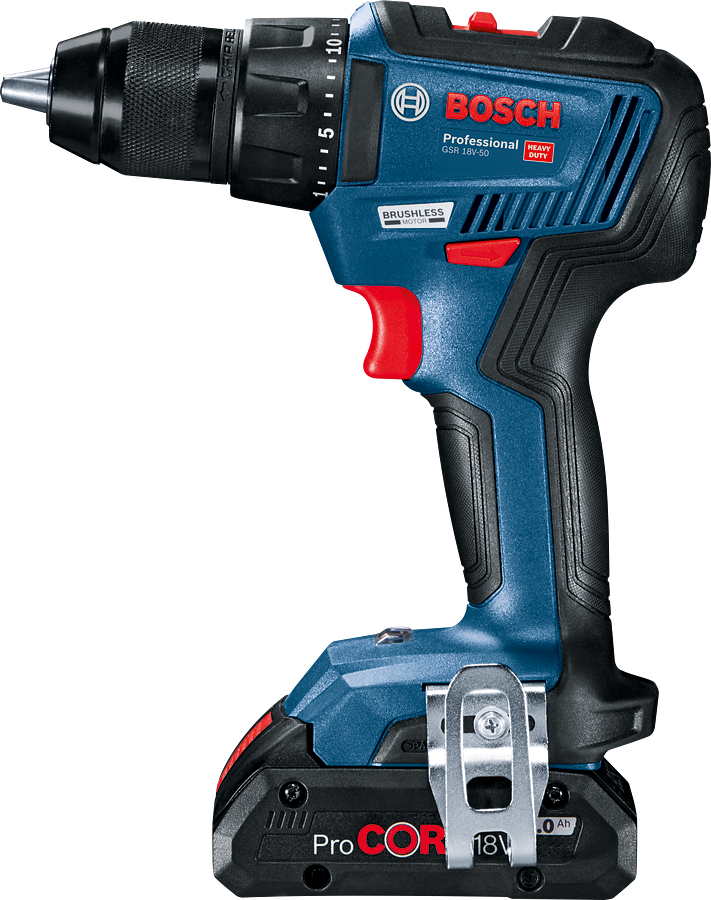 Bosch Professional GSR 18V-50 Akülü Delme Vidalama Makinesi