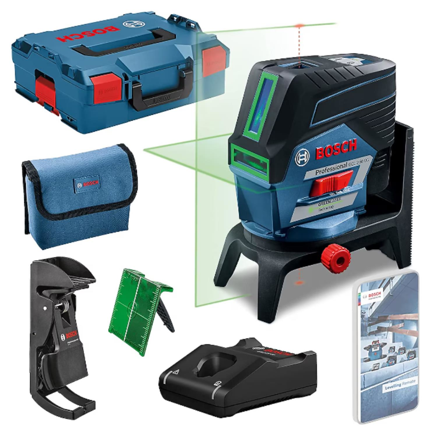 Bosch GCL 2-50 CG Çapraz ve Noktasal Lazer