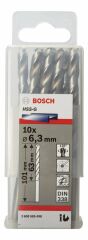 Bosch - HSS-G Metal Matkap Ucu 6,3*101 mm 10'lu Paket