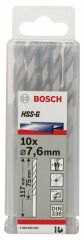 Bosch - HSS-G Metal Matkap Ucu 7,6*117 mm 10'lu Paket