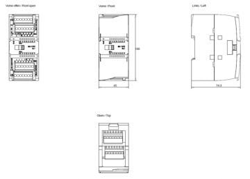 6ES7222-1HH32-0XB0 /SIMATIC S7-1200, DIGITAL OUTPUT SM 1222, 16 DO, RELAY 2A