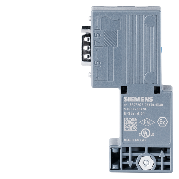 6ES7972-0BA70-0XA0 /PB CONNECTOR, 90 DEG