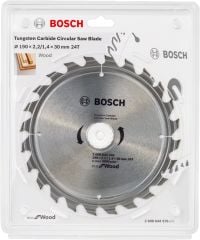 Bosch - Optiline Eco Serisi Ahşap için Daire Testere Bıçağı 190*30 mm 24 Diş